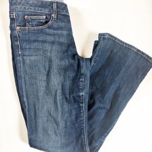Gap 1968 curvy boot cut jeans 6 denim blue